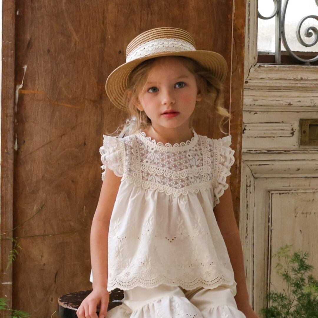 【予約】Mio Blouse/ puella FLO