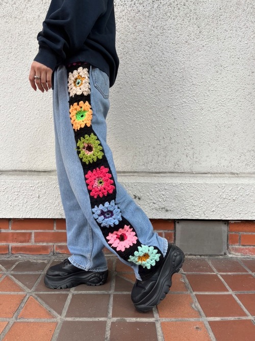 Levi's 550 remake crochet denim