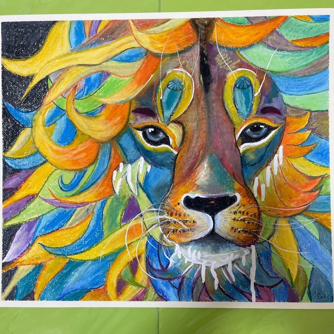 抽象絵画 20cm正方形キャンバスにアクリル画 | Pay ID