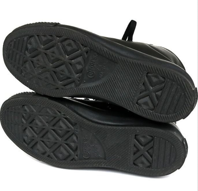 激安美品❗️クロムハーツ　レザー　オールスターハイ 84c368b1b88e07f9d337db080c059f