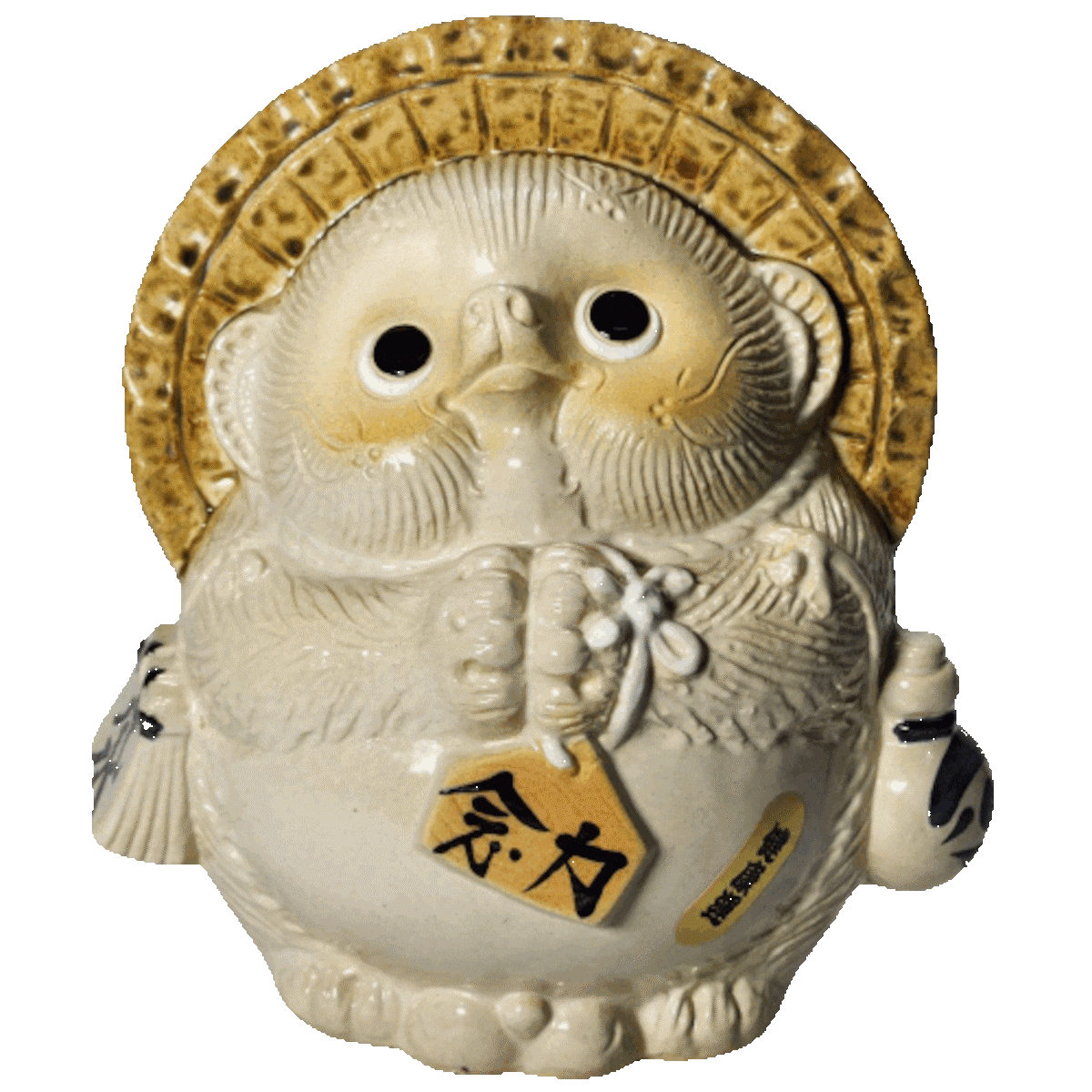風水狸 白 (大) 健康運 (信楽焼き・陶器 ・置物・風水・たぬき 風水狸 白 (大) 健康運 (信楽焼き・陶器 ・置物・風水・たぬき