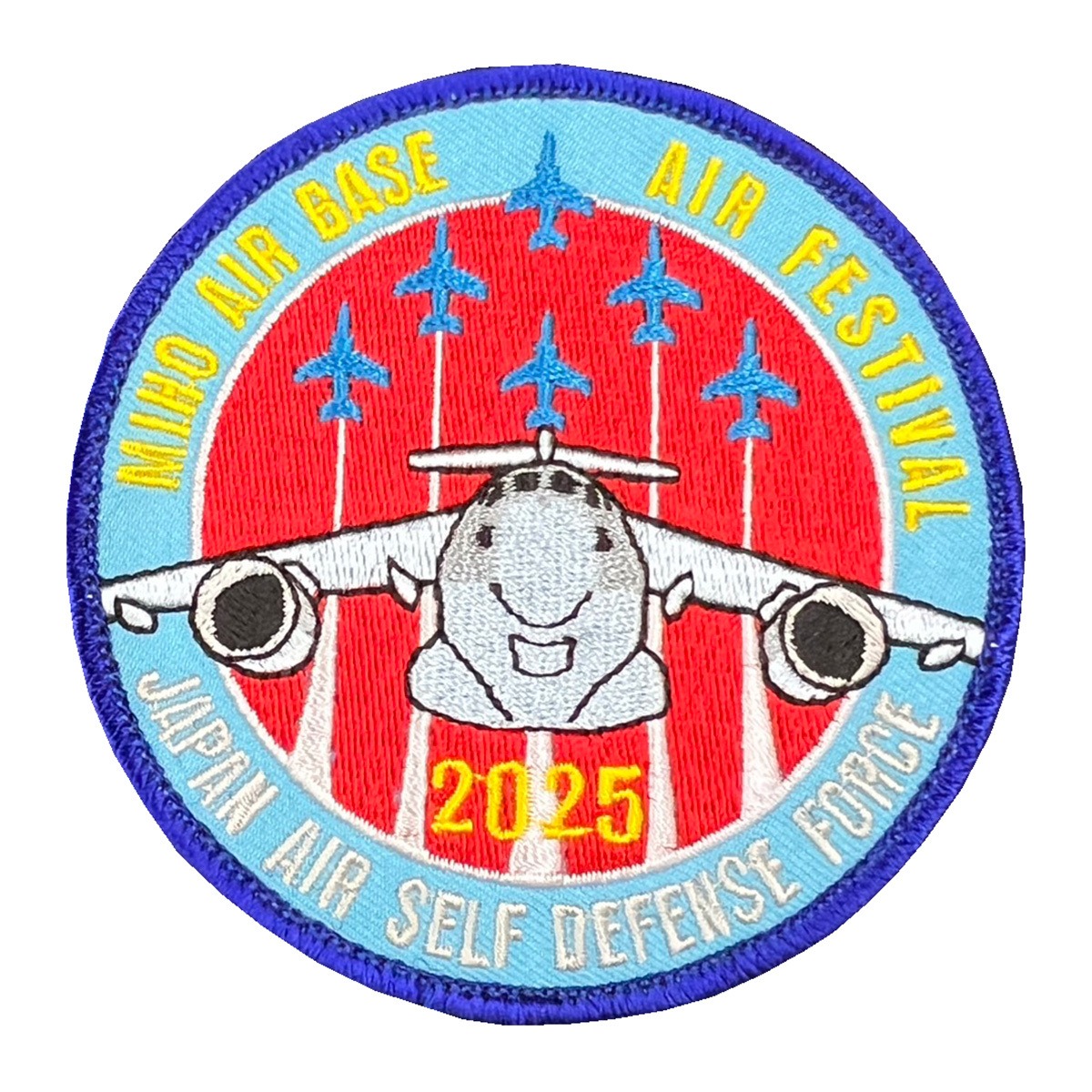 自衛隊グッズ 航空自衛隊 美保基地 2025 ワッペン パッチ ベルクロ付き 