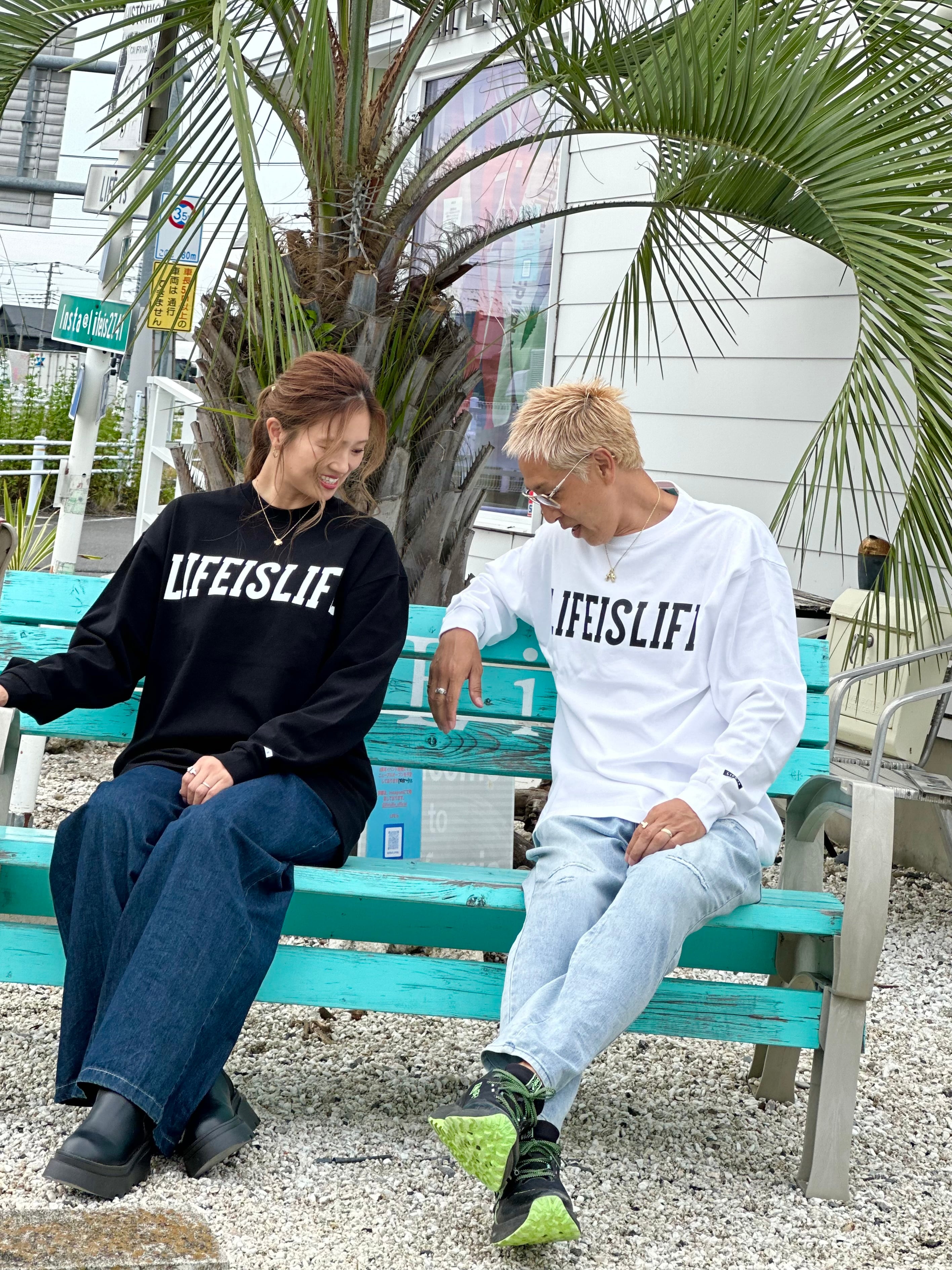 LIFE is COLLEGE long sleeve Tshirt ￥6,990(￥7,689)