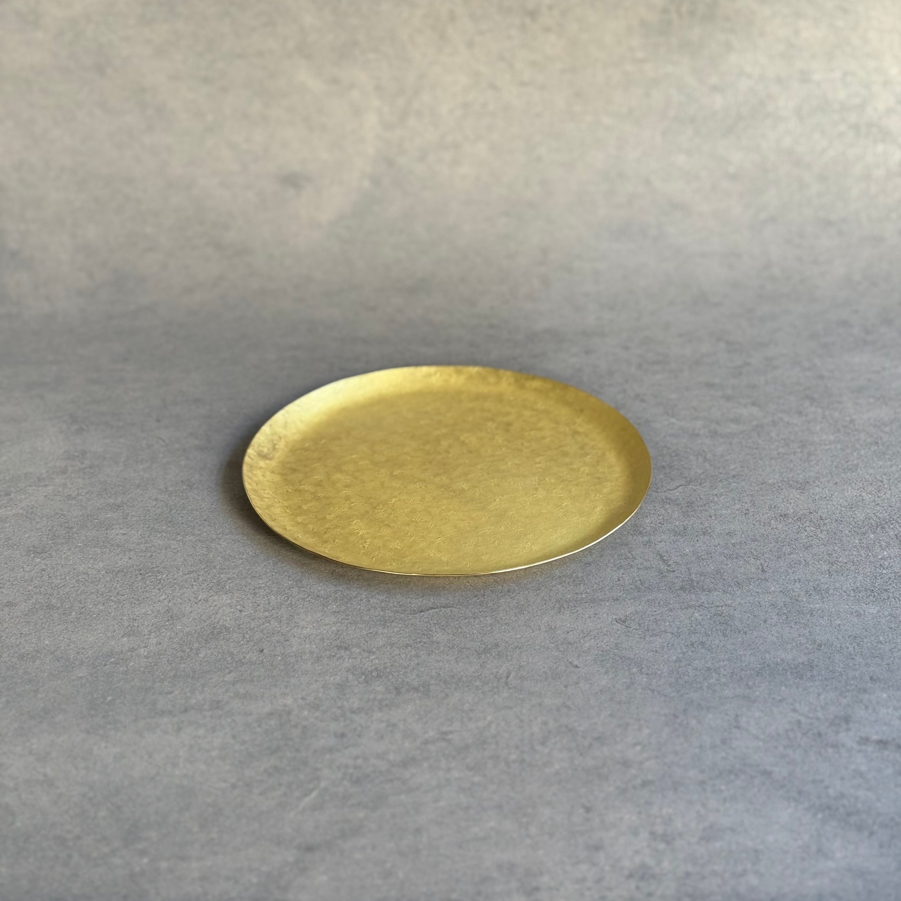 奥澤華 中皿 (真鍮) | gallery 一白