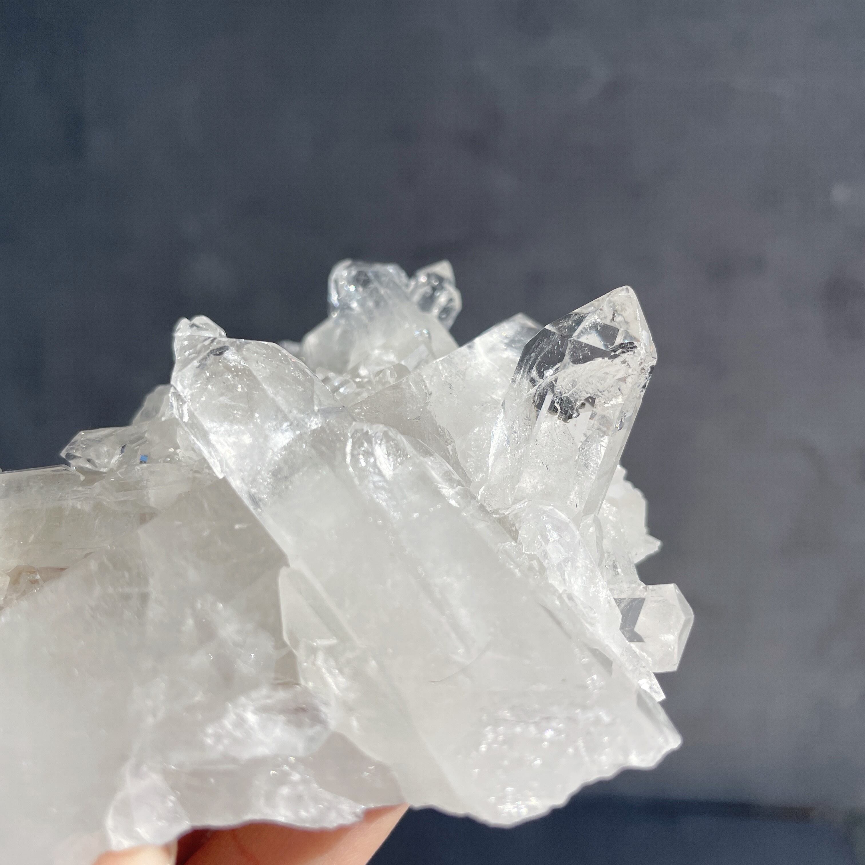 ゼコ産水晶 クリアクォーツクラスター69◇スターブラリー