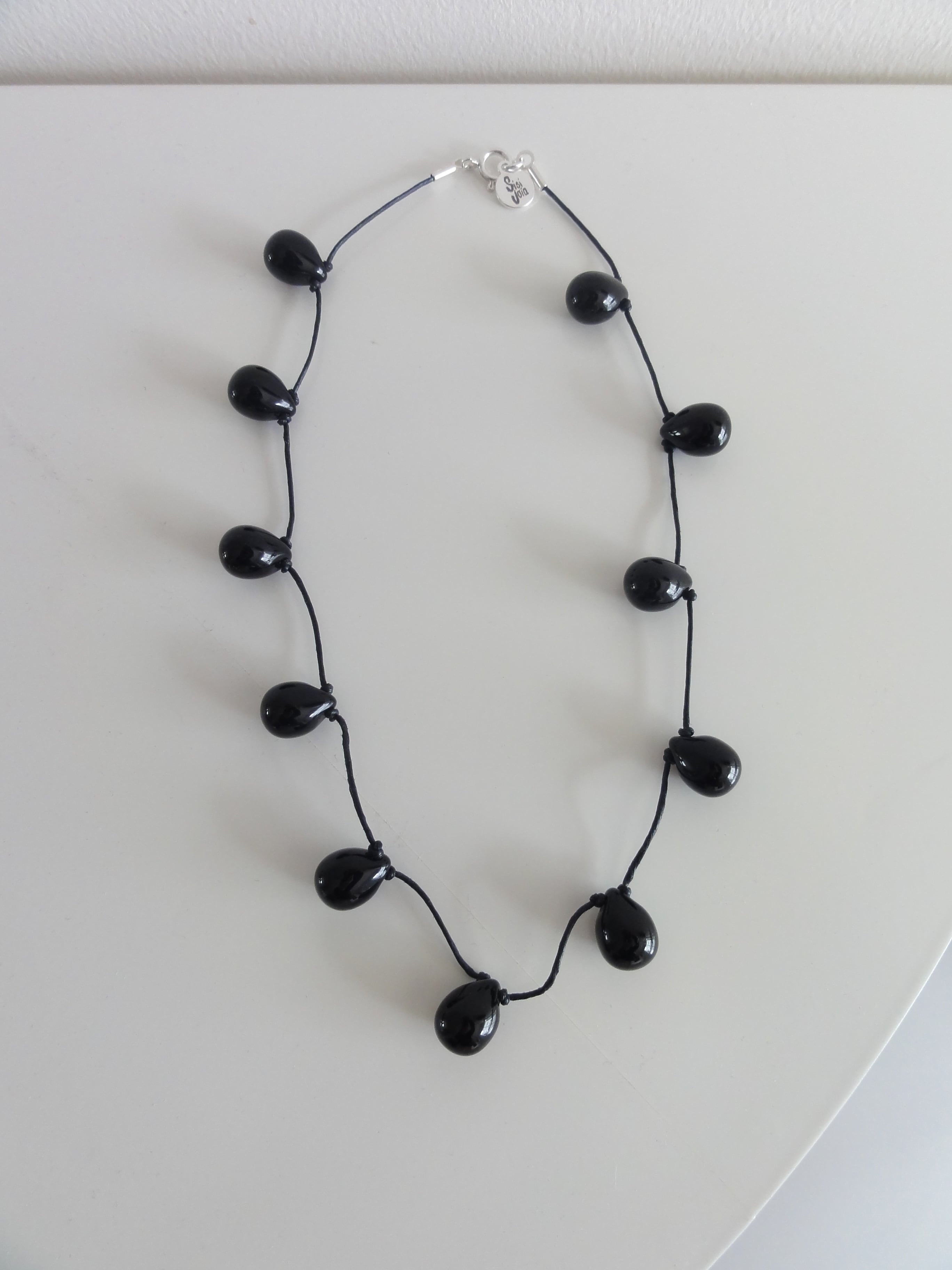 Sisi Joia (シシジョイア) NOUE necklace (Black/Black cord) | H