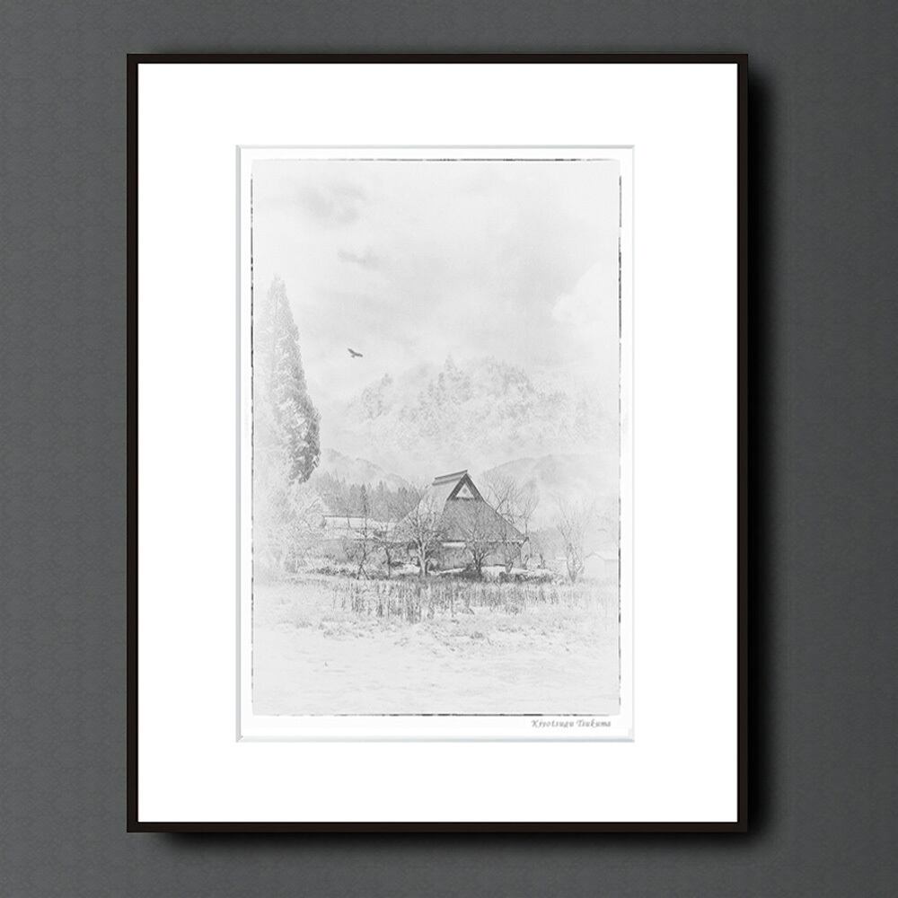 朽木雪景 ■額縁サイズ(大全紙)726×544mm