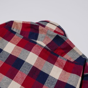 ( RED × NAVY ) CHECK OFFICER SHIRTS