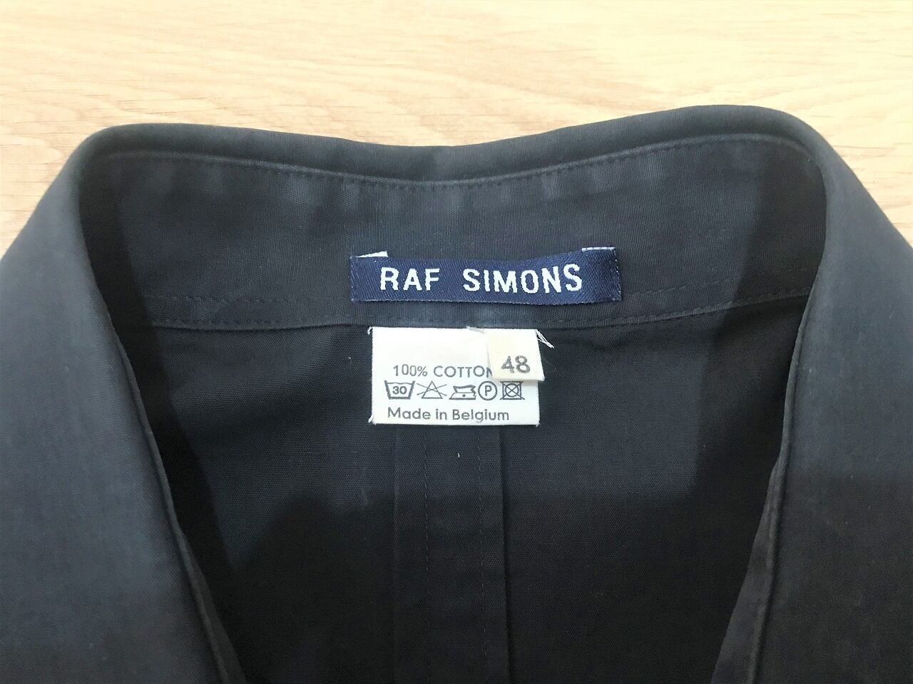 90s RAF SIMONS black shirts Made in Belgium | AFTER DARK