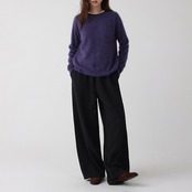 ベーシック クルーネックニット H0058