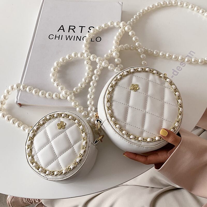 ミニサマーレッドパールチェーン 夏物 真珠 ミニバッグ Tiancai_Wing_Bag35159904992