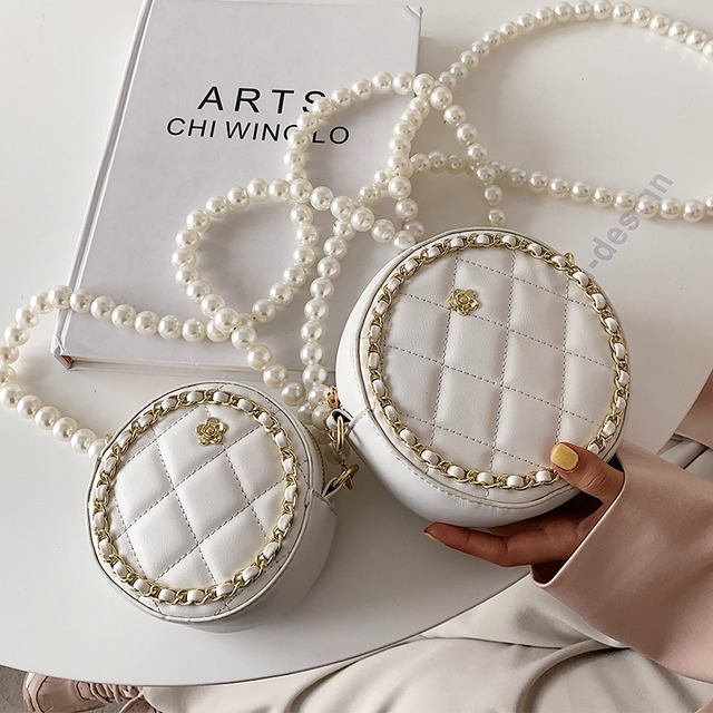 ミニサマーレッドパールチェーン 夏物 真珠 ミニバッグ Tiancai_Wing_Bag35159904992