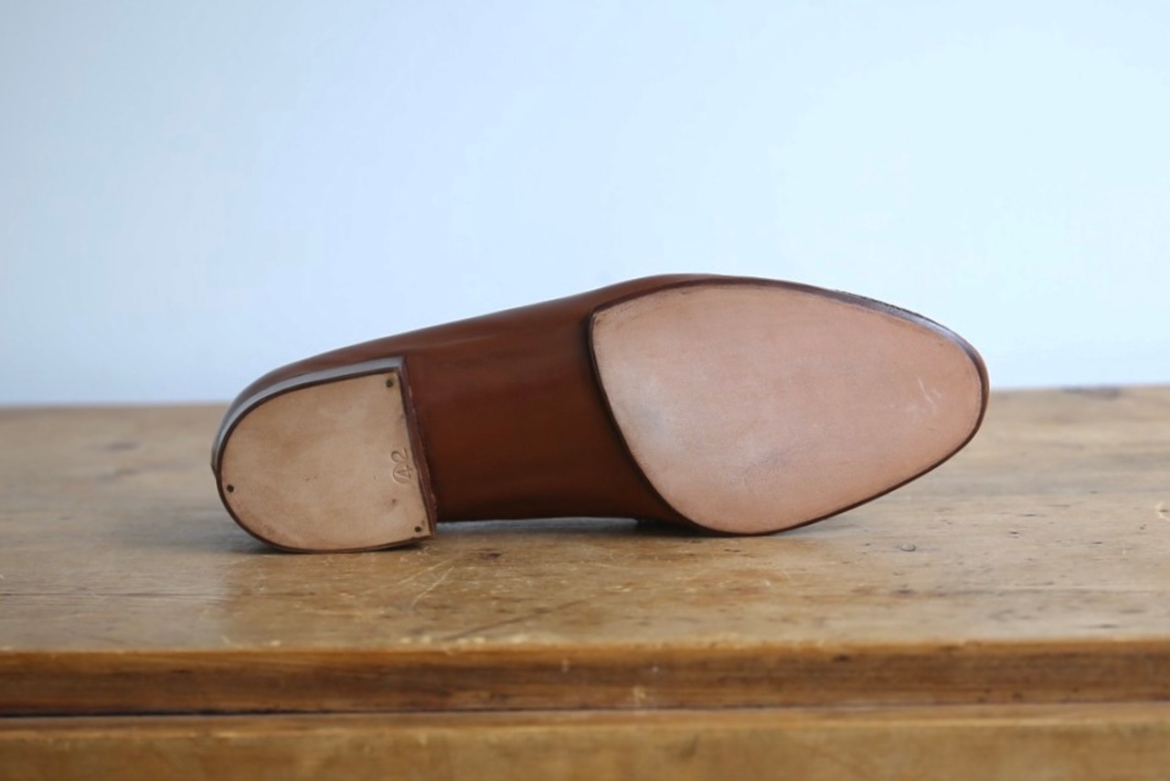 【Marini】イタリア最古の老舗 マリーニ ヴァンプローファー タイユアタイ別注 未使用 Size:42