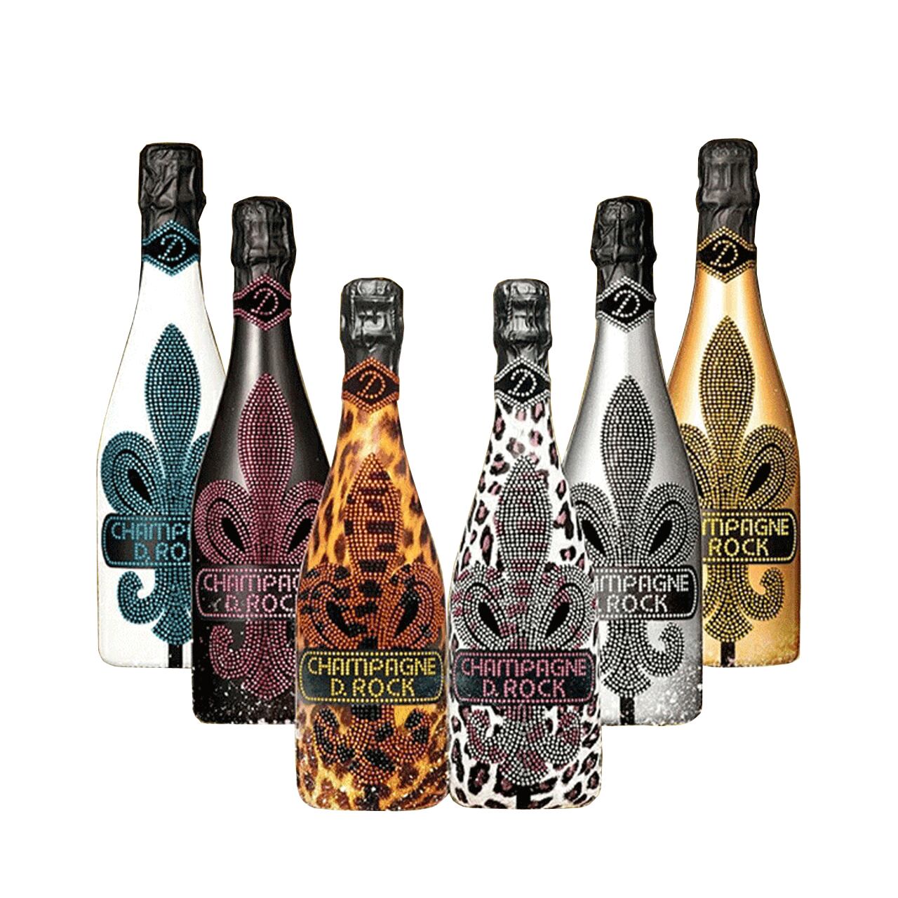 ディーロックシャンパンロゼルミナス　D.ROCK.ROZE LUMINOUS ROSE LUMINOUS（ロゴ部分発光） - シャンパンD.ROCK