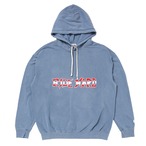 RIDE HARD HOODIE/BLUE GRAY