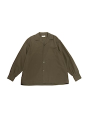Washed Tencell Open Collar Shirts
