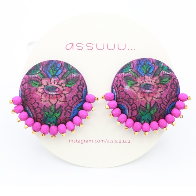 assuuu.../76/アッスー/D girlピアス/エレクトリックフクシア