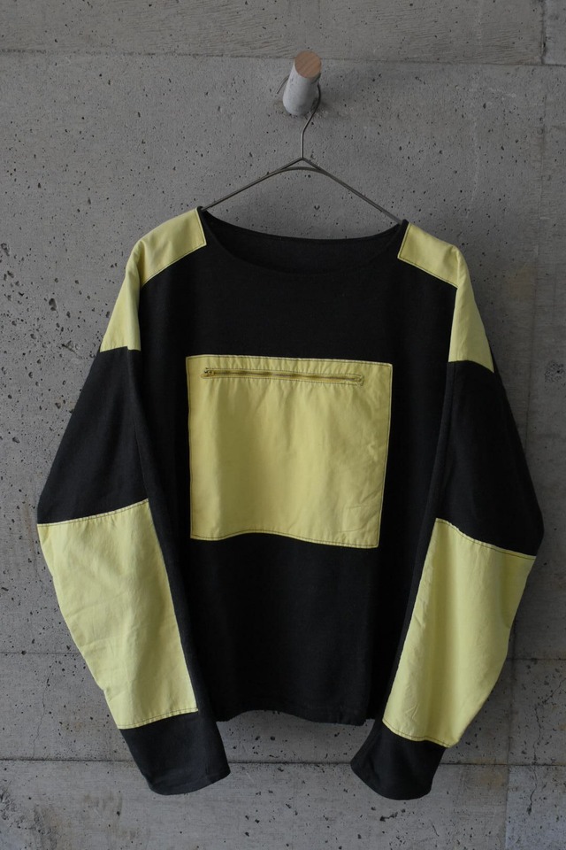 Leather patch detail denim jacket