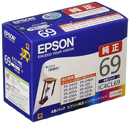 EPSON 純正インクカートリッジ IC4CL69 4色パック 供与堂