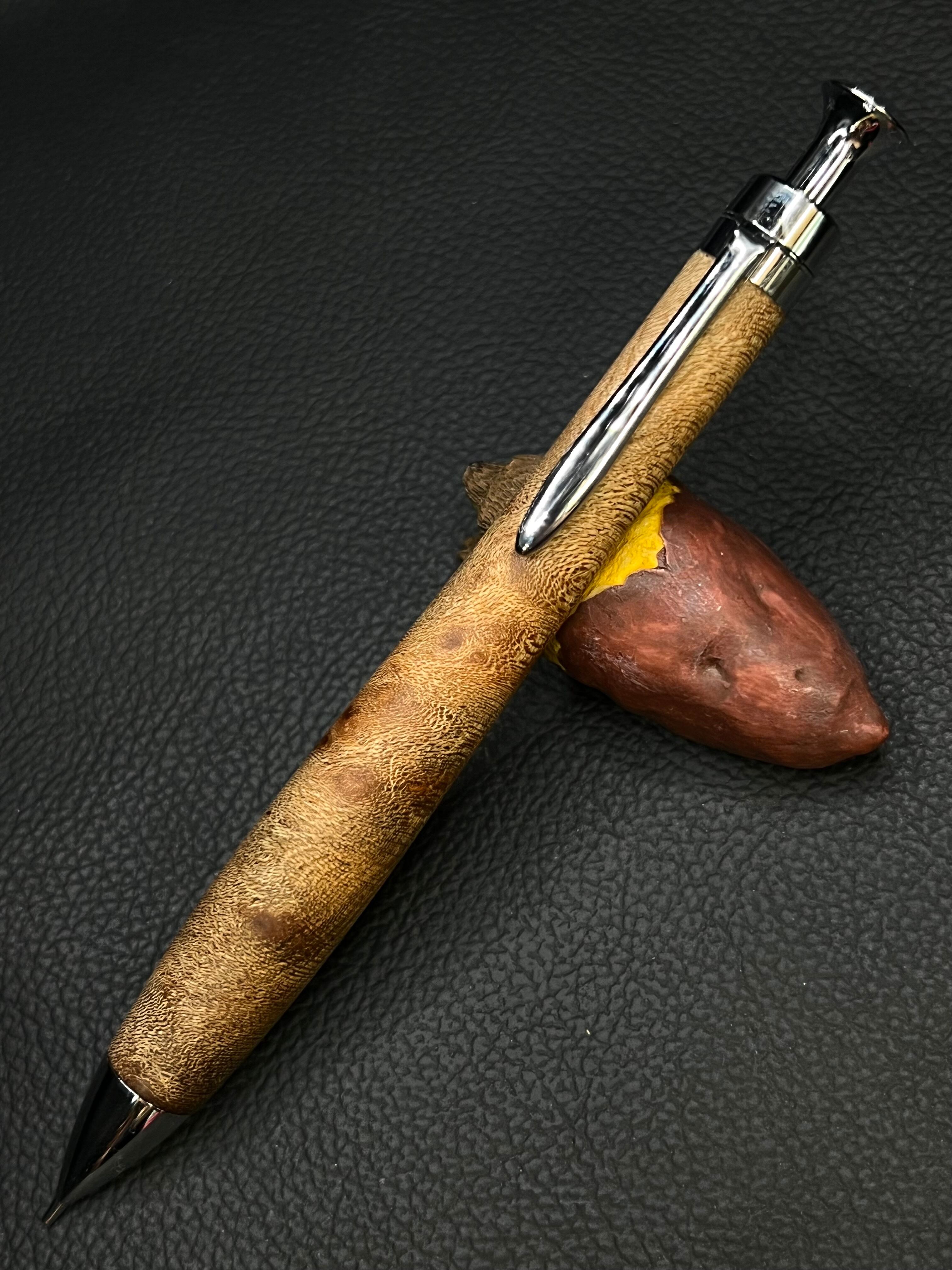 こぶた工房 老山白檀　杢アリ 新品未使用 9 老山白檀 杢アリ | こぶた工房