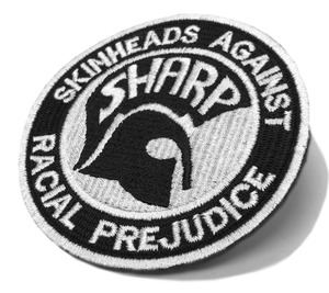 【AFO】SHARP WAPEN Skinheads Against Racial Prejudice【ゆうパケット配送対象商品】パンク ハードコア ワッペン