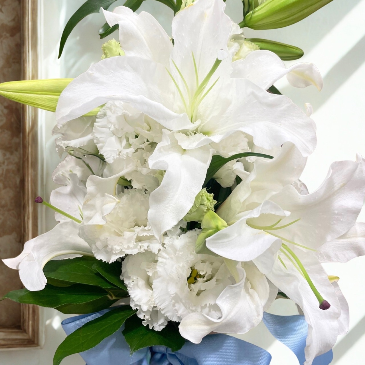 【ご来店限定】カサブランカのウェディングブーケ・画像2