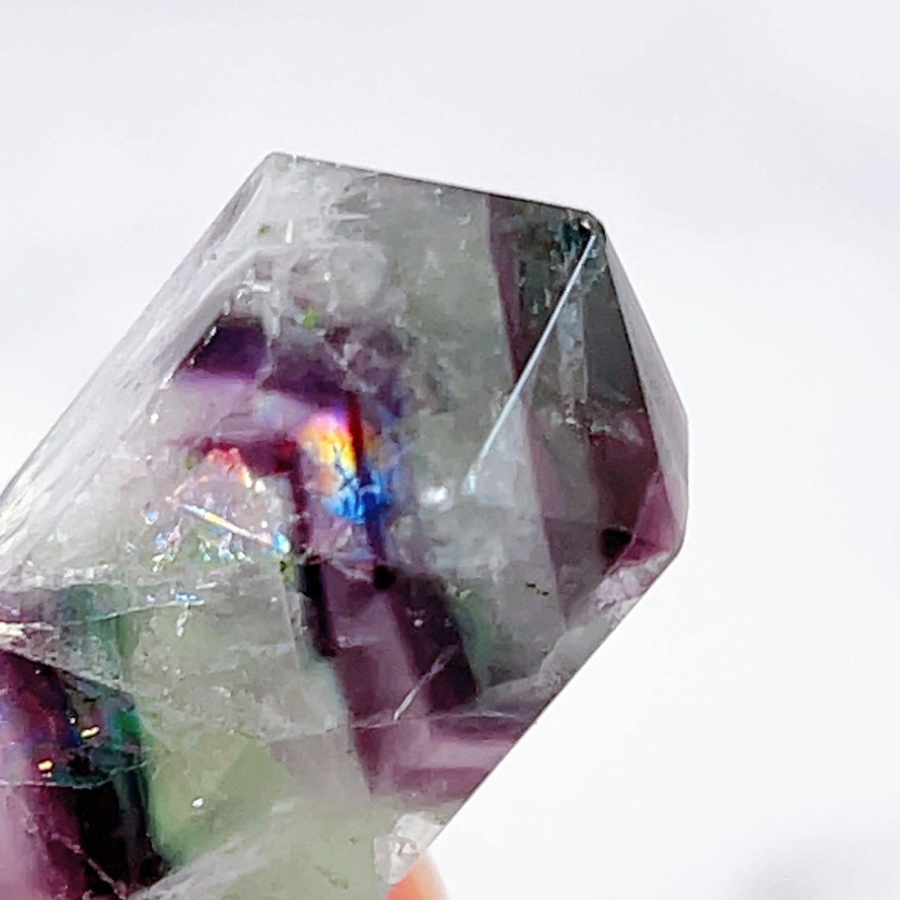 エンジェルフェザーフローライトミニタワー(グリーン&パープル)