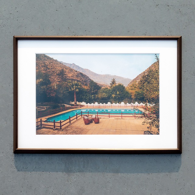 “POOL SIDE”  with frame