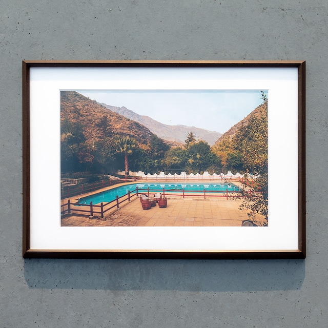 “POOL SIDE”  with frame