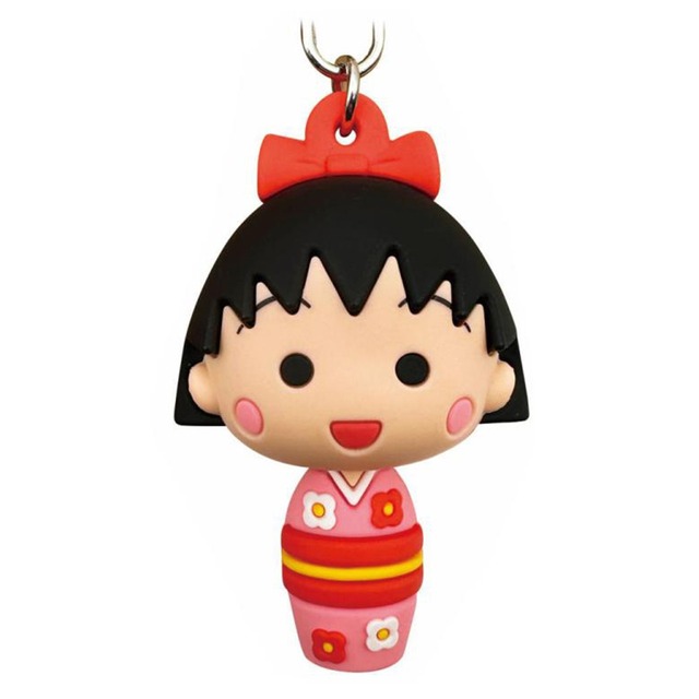 ちびまる子ちゃん立体キーホルダー(まるこけし)(8403719)