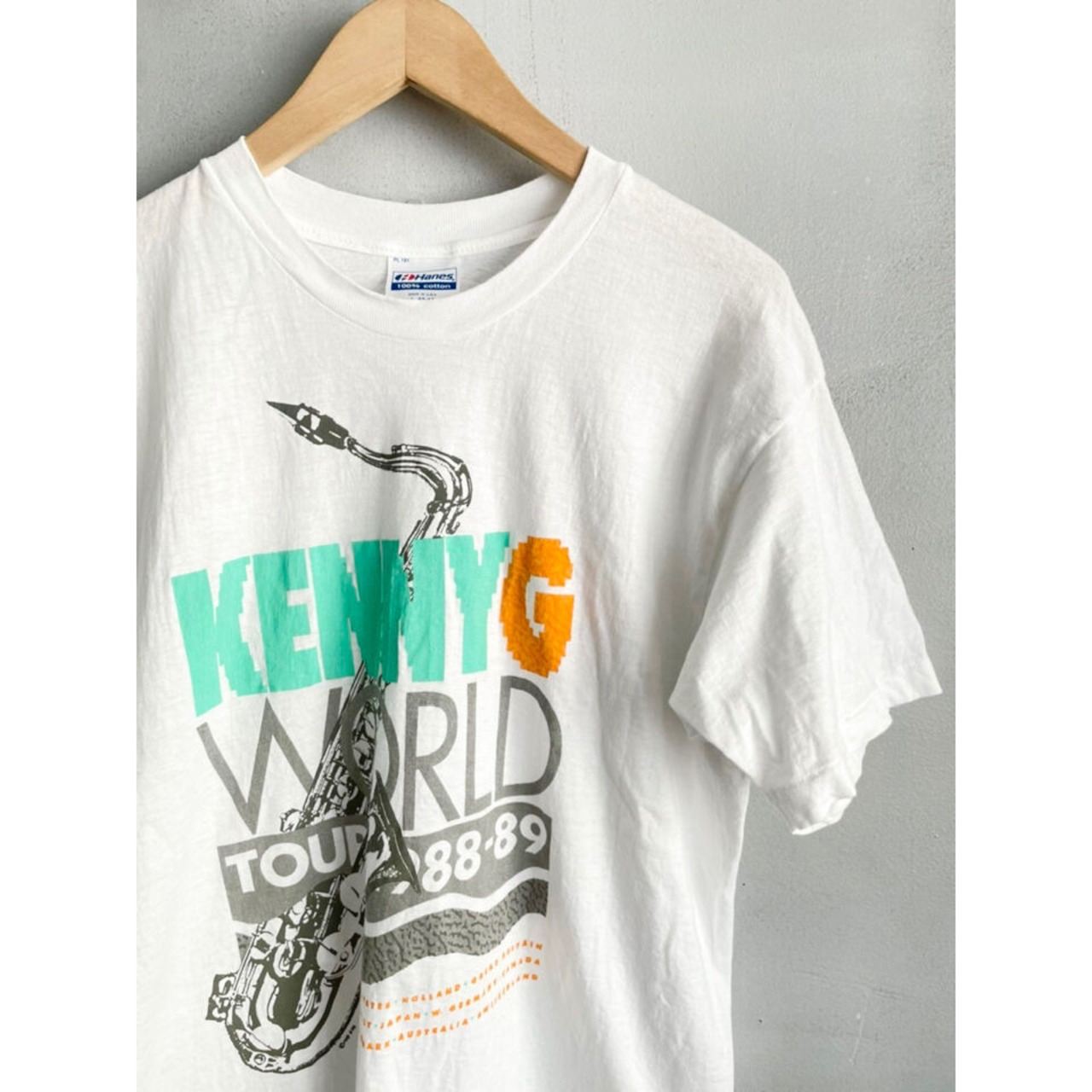 80s KENNYG World Tour Tee MADE IN USA  Size L