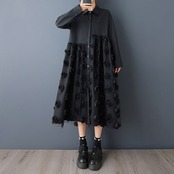 立体フラワー デザインワンピース  00332