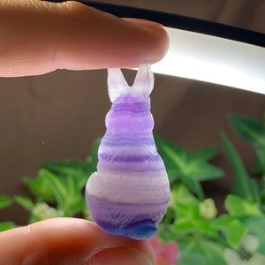 1.フローライトうさぎ・インテリア