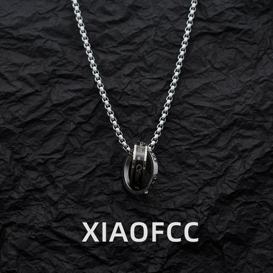 静謐に揺れるドロップモチーフ ロングゴシックネックレス|ゴスロリに溶け込むミニマル象徴アクセ