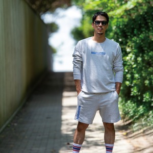 BLUE BOX LOGO SHORTS