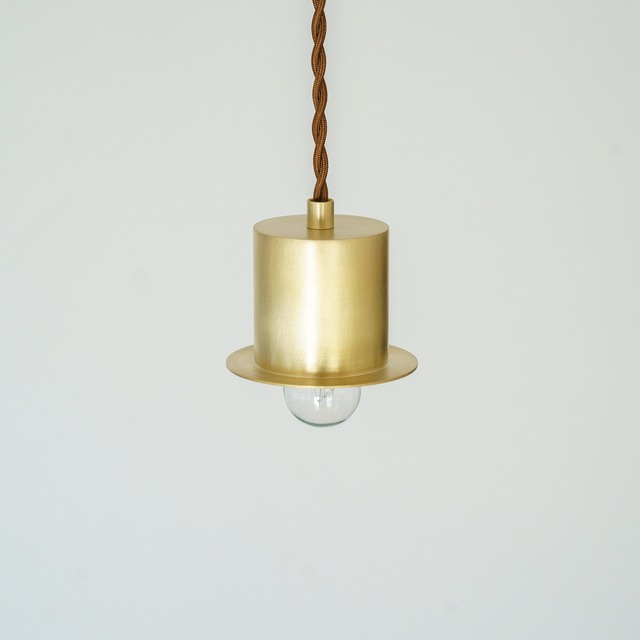 【受注製作】ペンダントランプE17 ＜キャノチェ-85＞ / 真鍮　pendant lamp <canotier-85> / brass