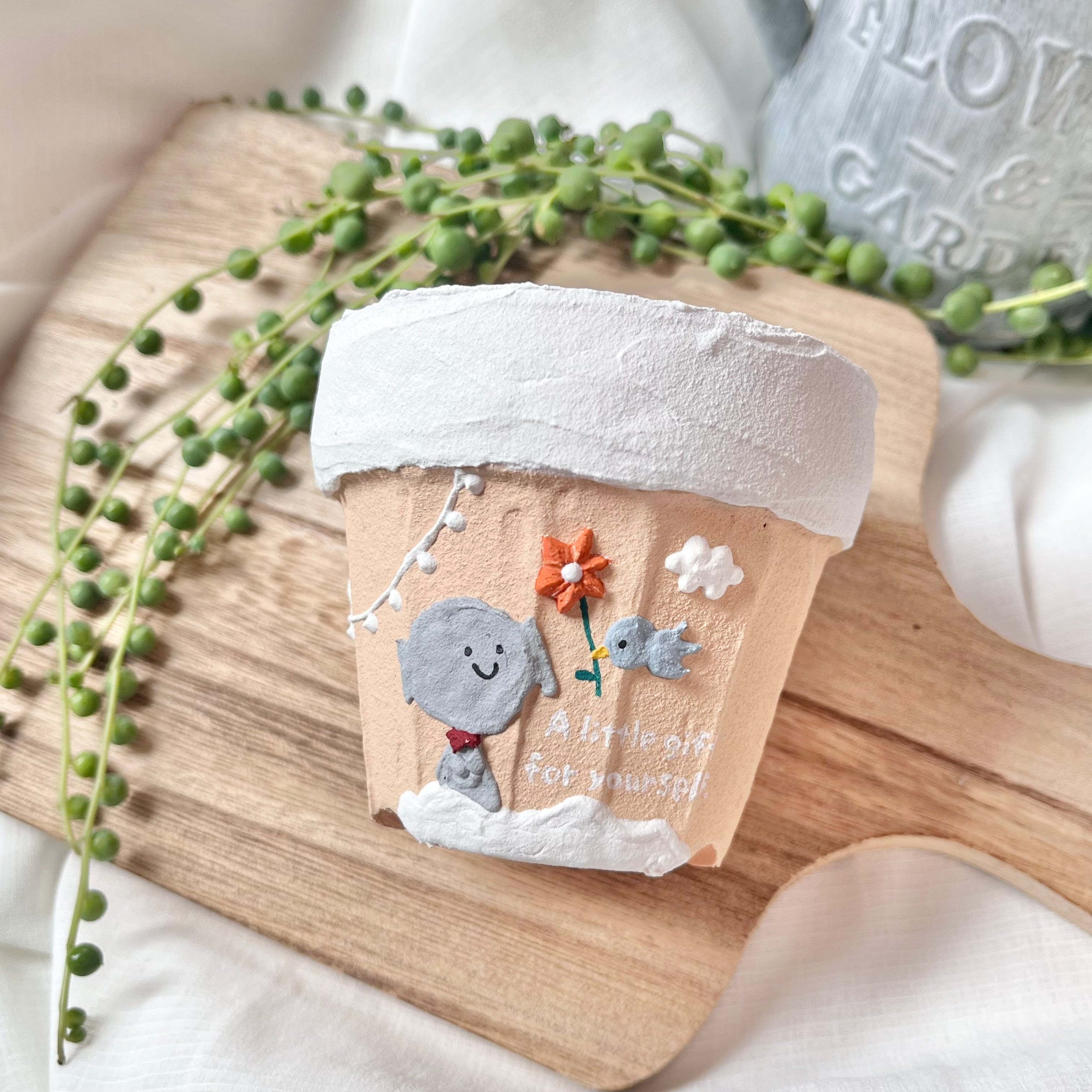 オーダー不可】 当選者min.様専用 リメ鉢 クリスマスセット