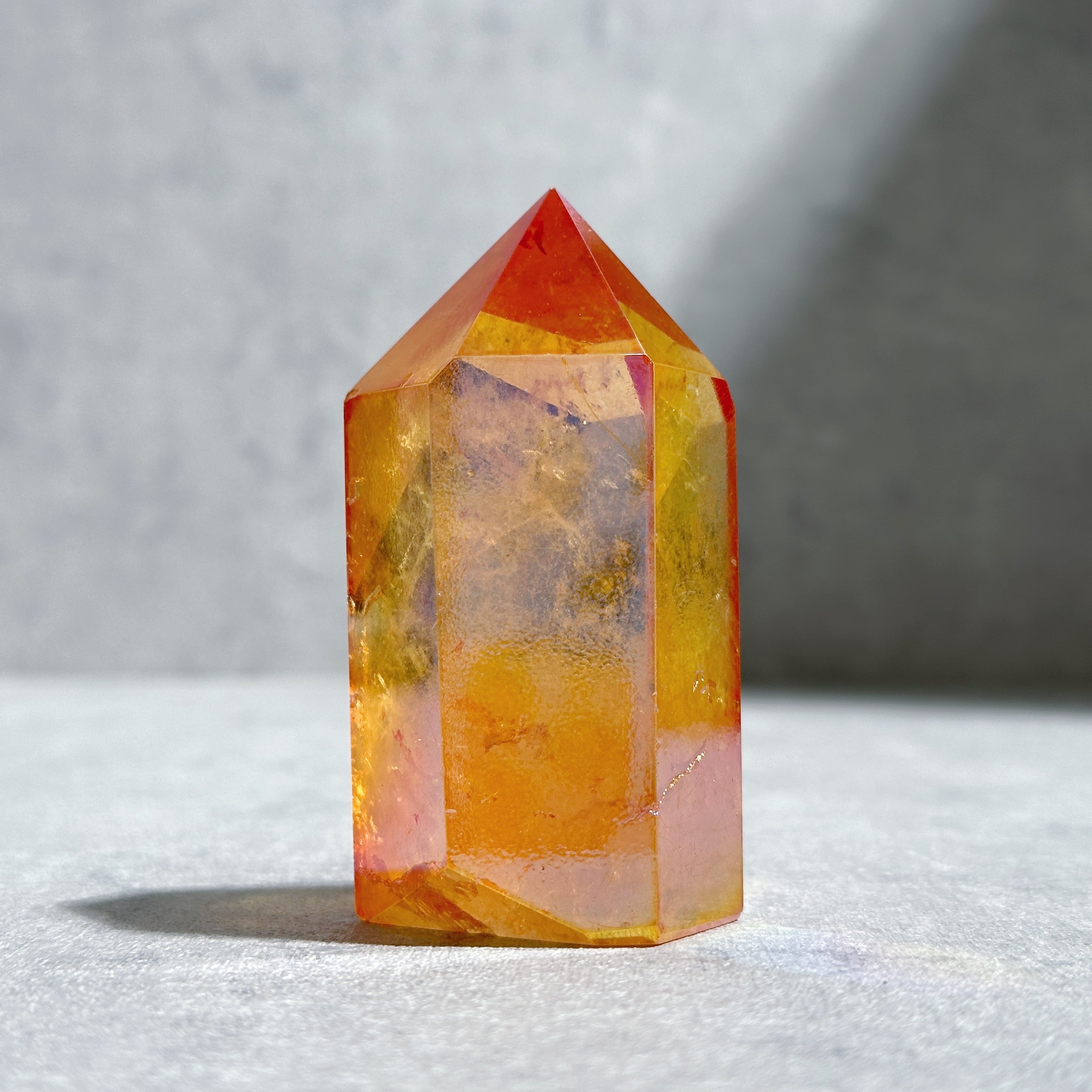 オレンジオーラクォーツ タワー21◇ Orange Aura Quartz ◇天然石・鉱物・パワーストーン