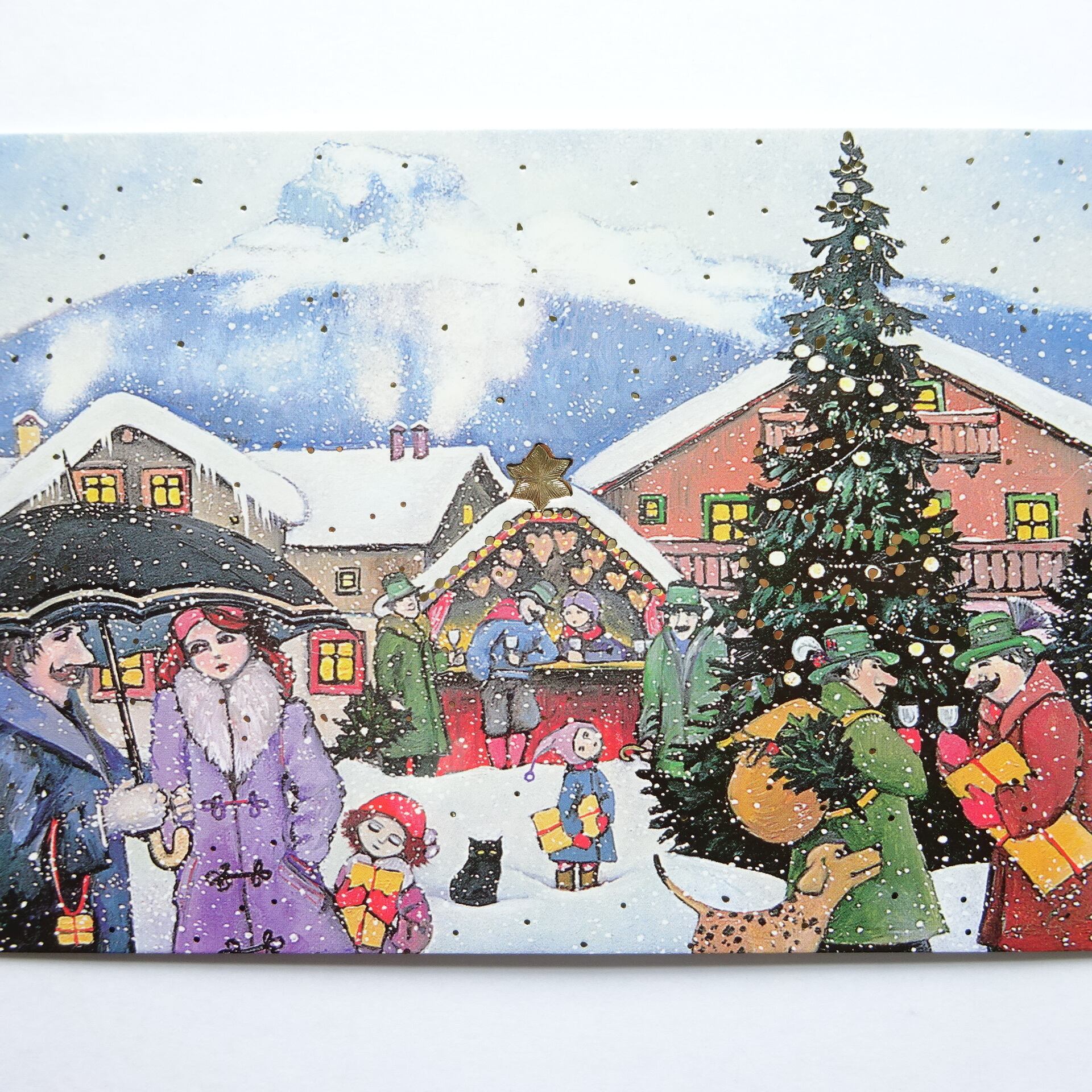 クリスマス ポストカード 欧州各都市のクリスマスマーケットシリーズ