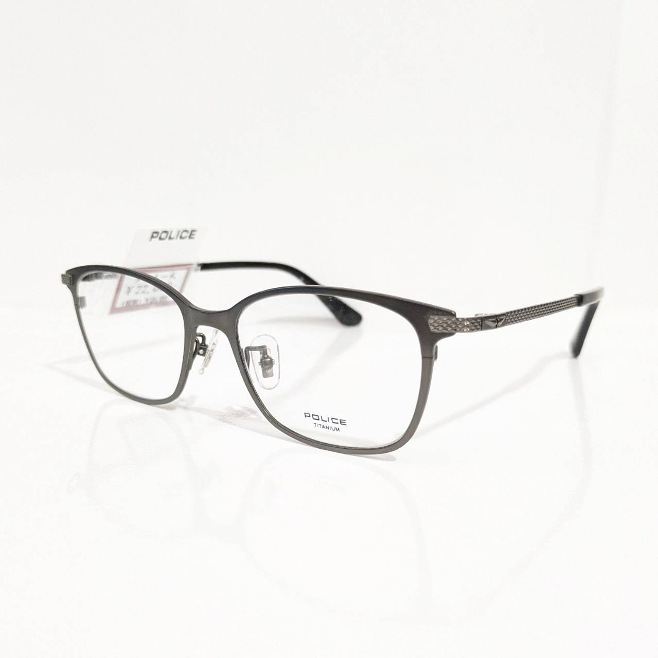 【POLICE】ウエリントンメタルフレーム マットグレー