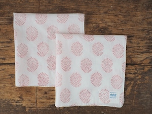 156ri049 Block Print Handkerchief a80