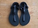 foot the coacher  “ BAREFOOT SANDALS (THICK SOLE ) Black