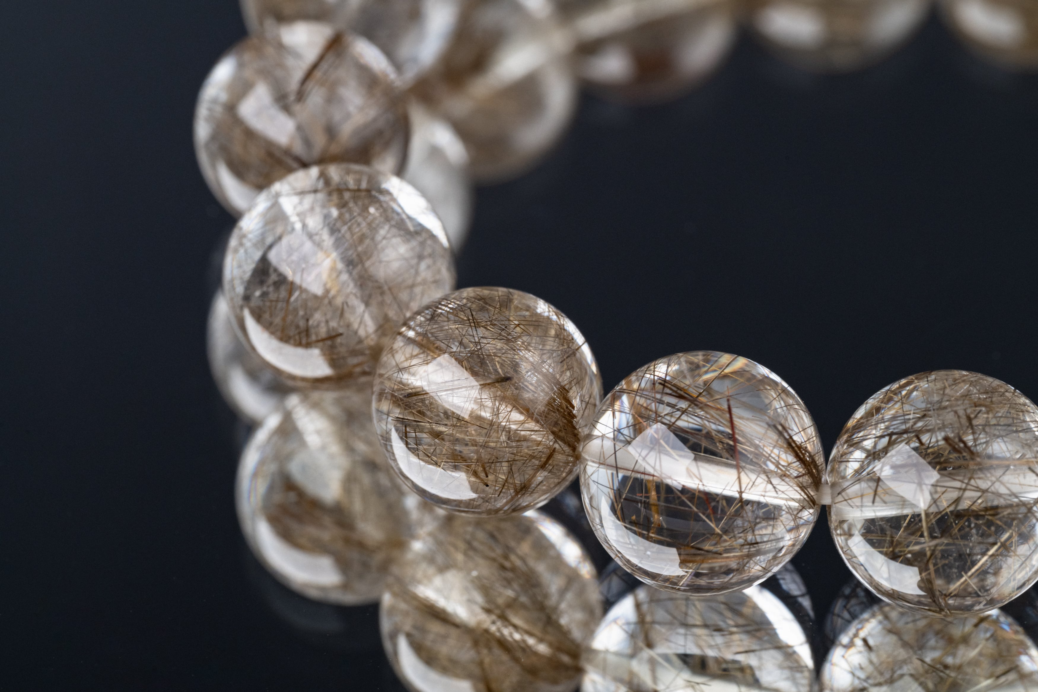 ◇一点物◇ シルバールチルクォーツ ブレスレット 13mm | 天然石専門店