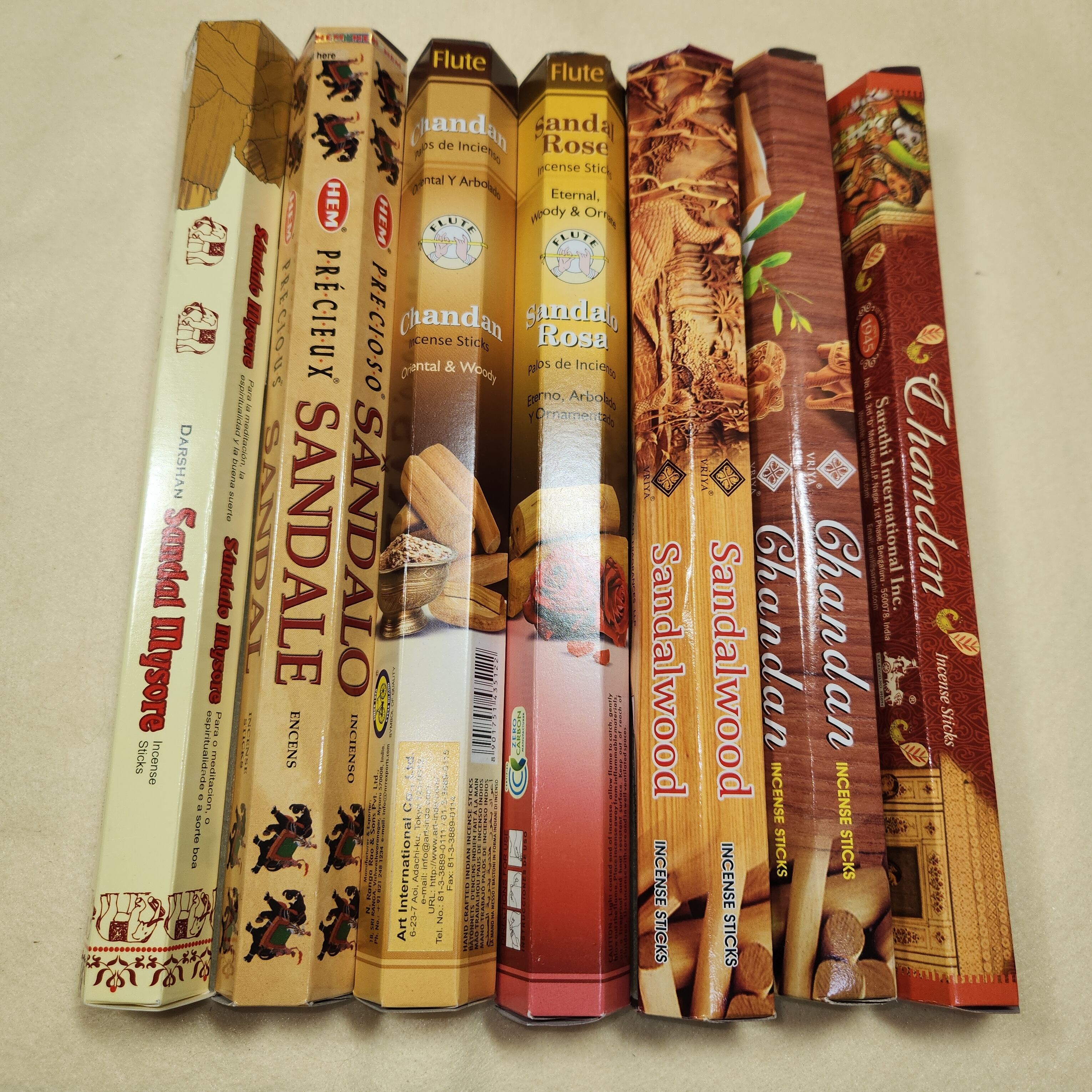 インドお香 安眠、安らぎの白檀系アソート7こセット | 癒癒☆ゆうゆう☆