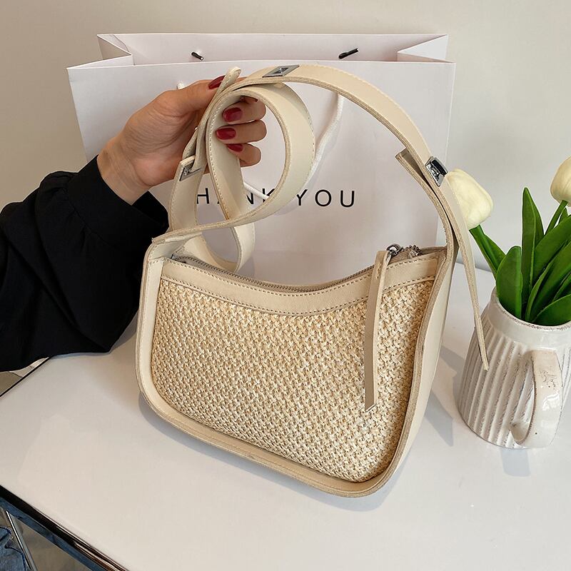 サマースタイルショルダーバッグ 夏物 手作りハンドバック17906217639