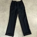 60s JAPAN VINTAGE スラックス 1タック ネイビー ホップサック