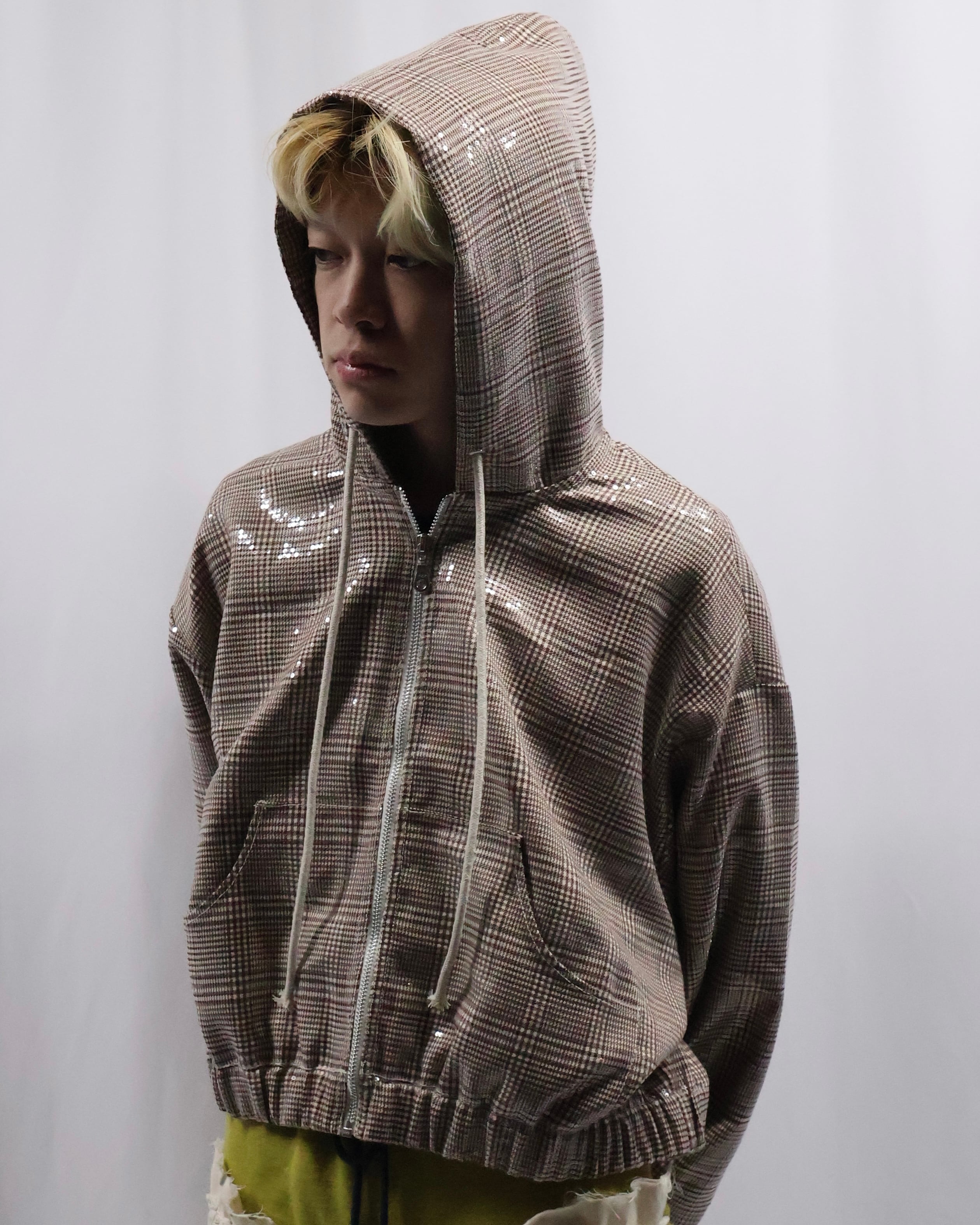 26SS/JOONE JOONAM】Croppped zip hoodie | blendmarket