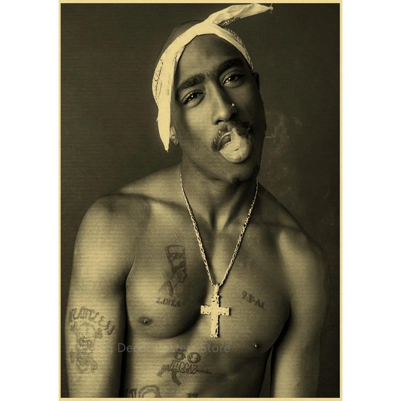 T284 2pac アートポスター THUG LIFE スれ G RAP T284 2pac アートポスター THUG LIFE スれ G RAP