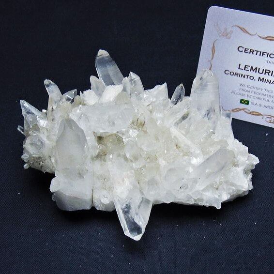 水晶 クラスター 原石 ブラジル ミナスジェライス州 コリント産 レムリアンシード 一点物 182-7905