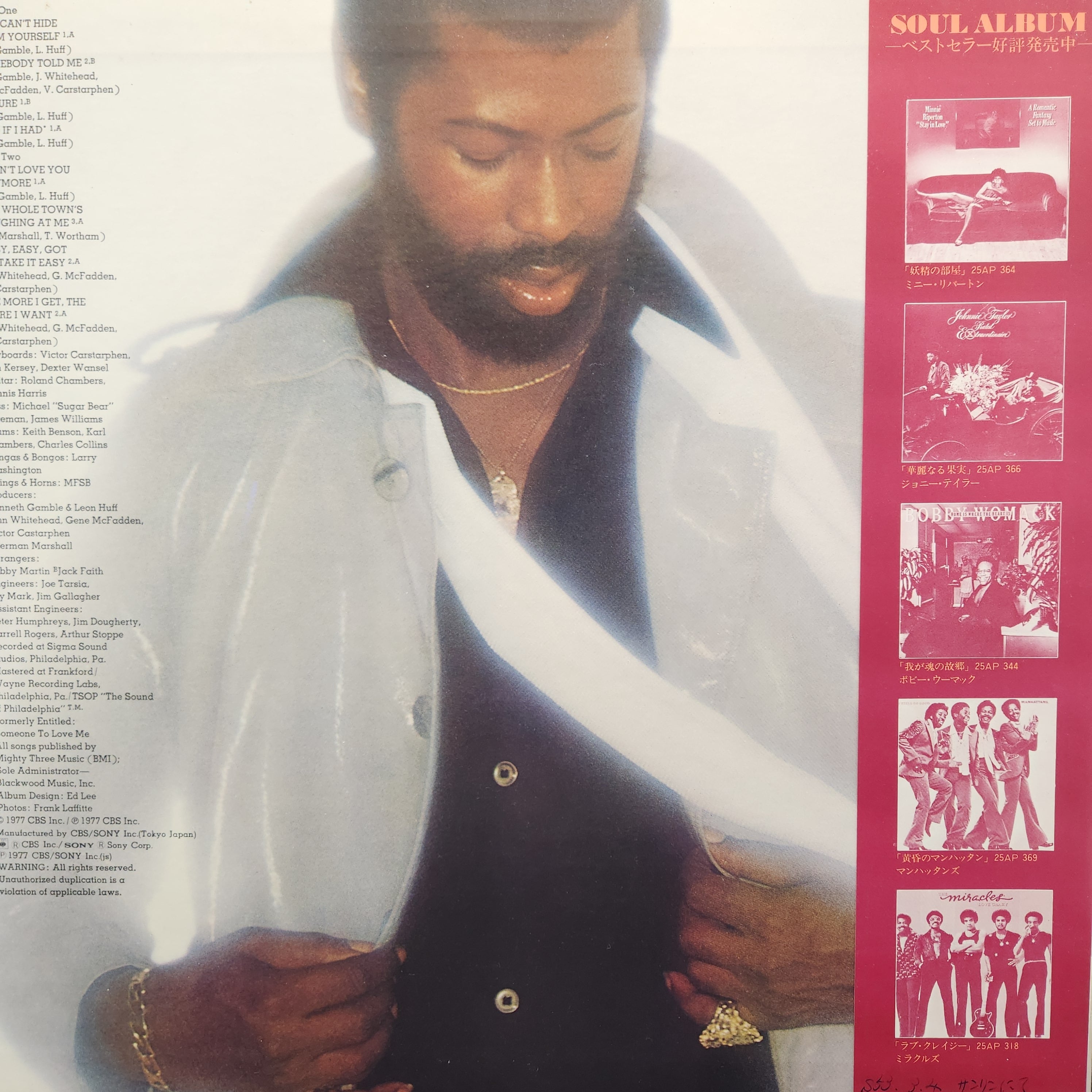 Teddy Pendergrass / Teddy Pendergrass [25AP 523] - 画像2